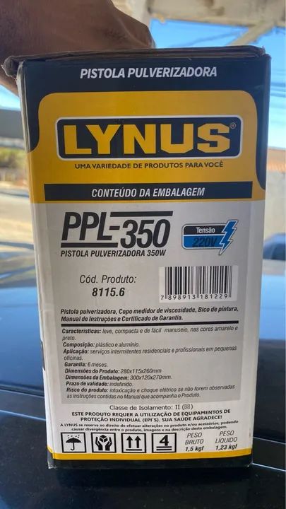 Pistola Pulverizadora para Pintura PPL-350 350W - Foto 4