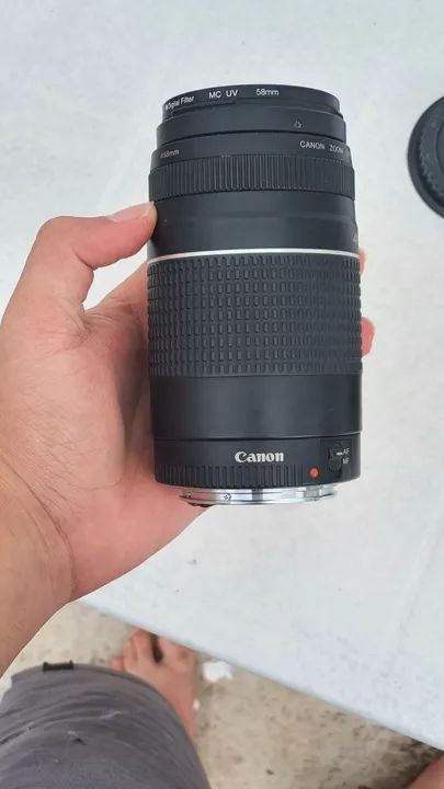 Lente Canon 75-300mm F/4-5.6 III USM - Foto 6