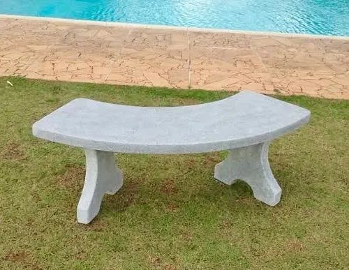Banco de Concreto para Jardim - Estilo Clássico