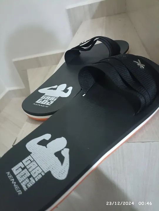 Chinelo Slide Kenner GabiGol - Preta - ORIGINAL - Foto 3