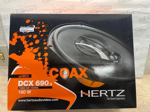 Alto falante 6x9 HERTZ DCX 690.3 180 Watts Italiano novo instalado