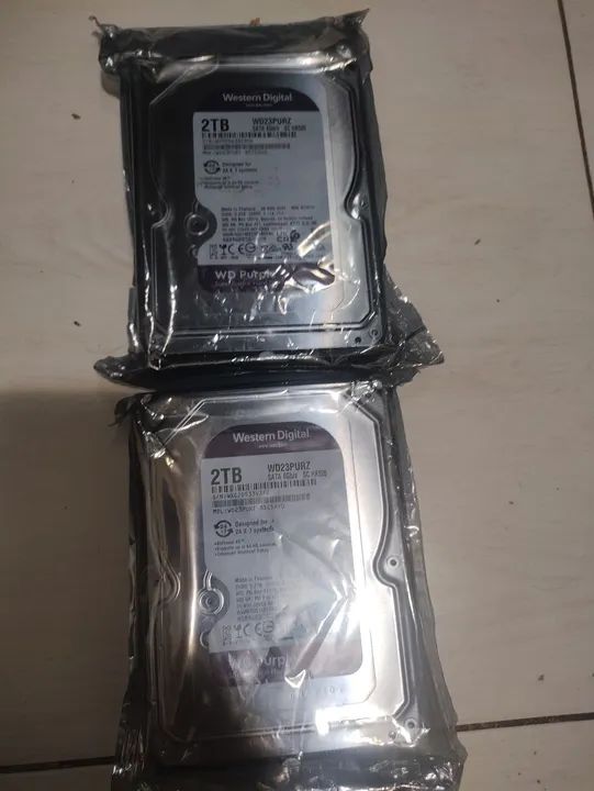 HD WD purple de 2tb wd23purz novo lacrado