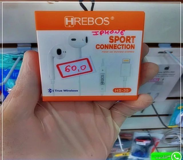 Fone de Ouvido Iphone Light