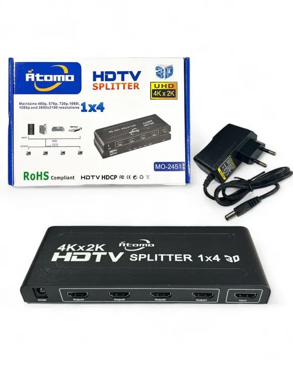 Adaptador Splitter HDMI ÁTOMO64231148422786120