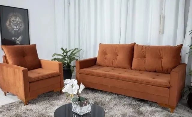 Sofa Living com Poltrona Inglaterra p765 - Foto 4