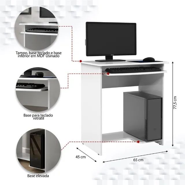 Mesa para computador Pratica - Foto 3