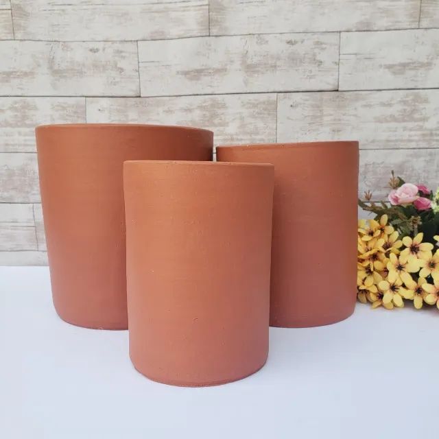 Vasos em barro natural - Foto 5