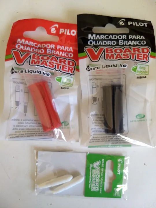 Kit Marcadores, Cartuchos V Board Master Pilot E Tinta Extra - Foto 3