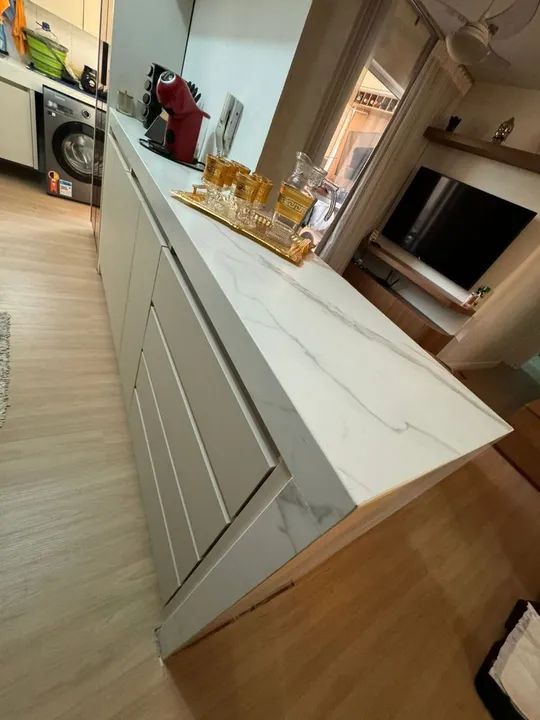 Pia balcão bancadas de porcelanato  - Foto 3