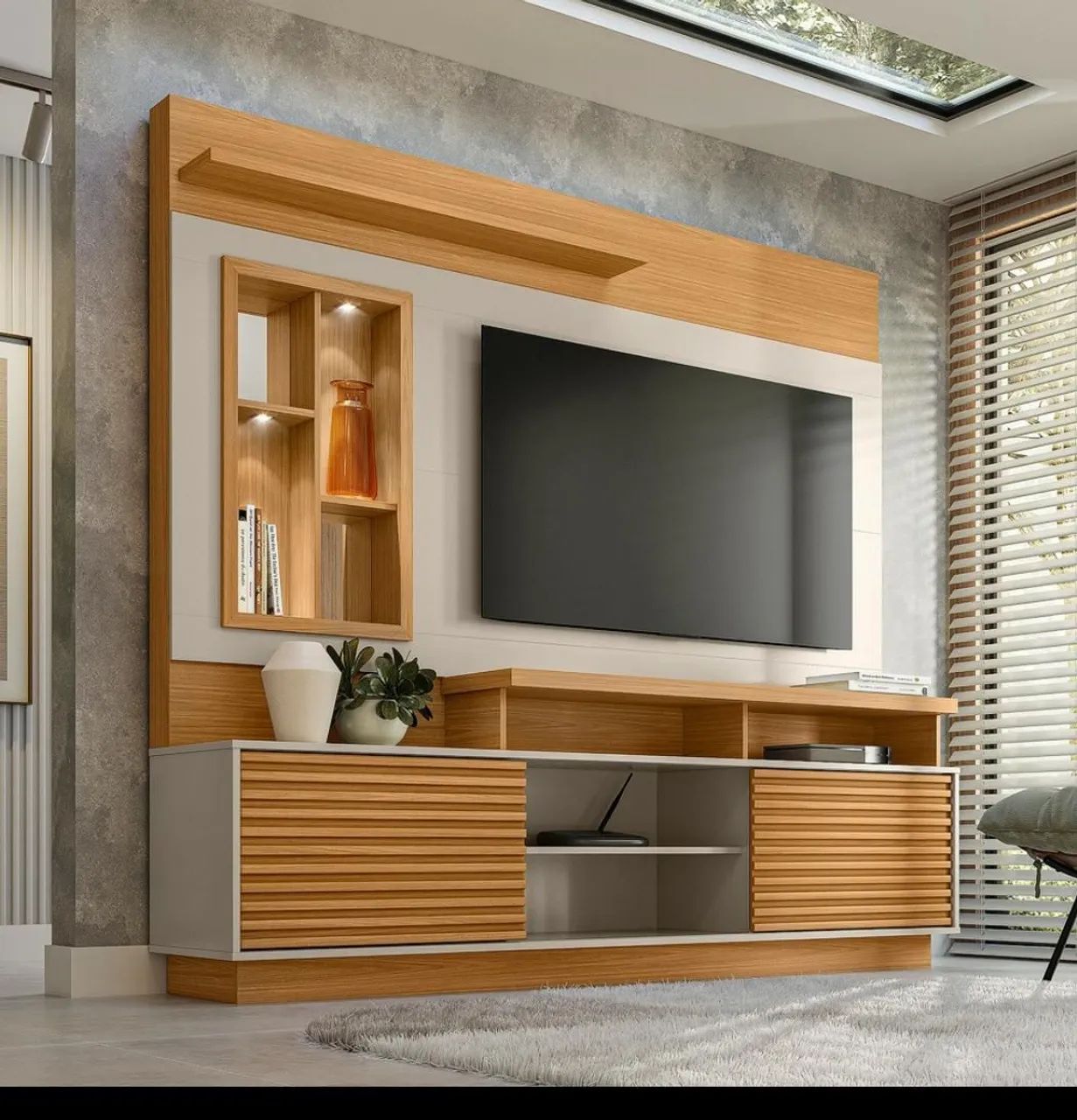 Rack de TV e muito mais, só na Oliveira Móveis. Tel: *. - Foto 3