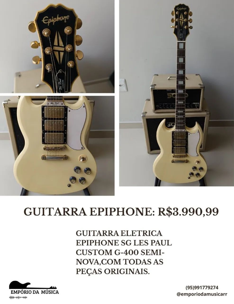 Varias Guitarras de alto nível