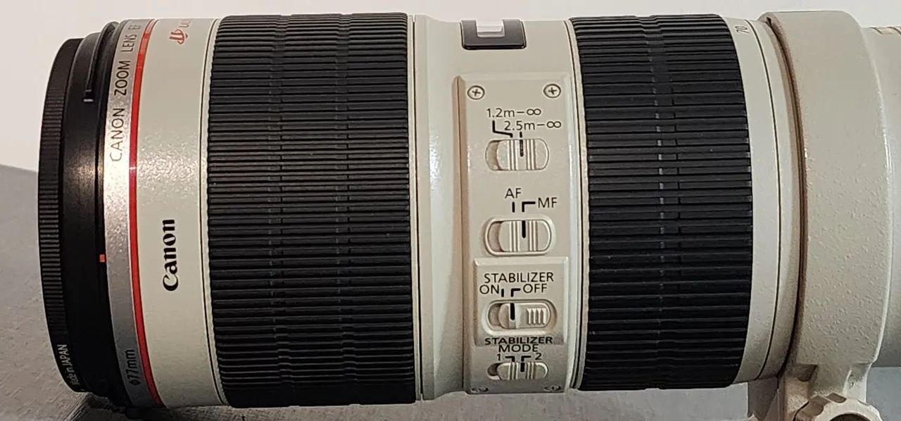 Lente Canon EF 70-00mm f2.8L IS USM + Bolsa - Foto 3