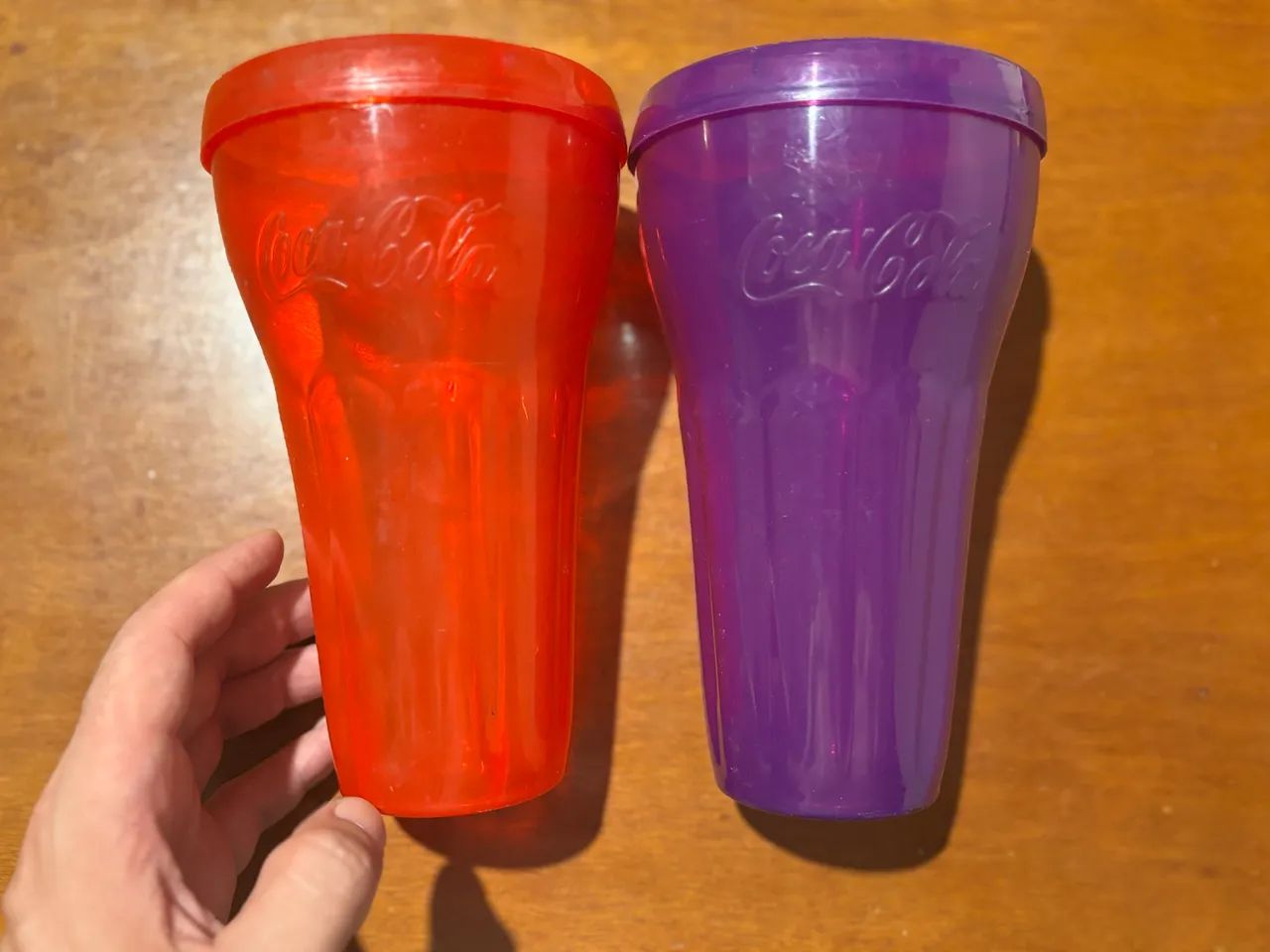 Dois Copos Do Bobs Com Coca-Cola Antigos 