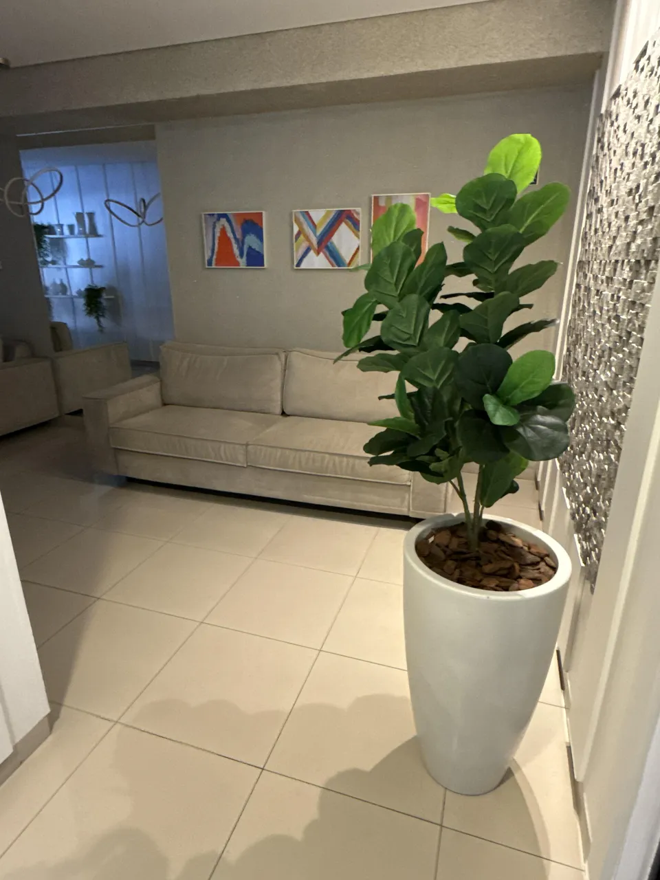 Quarto e sala mobiliado edifício Sangiovese em Jatiúca - Maceió - AL
