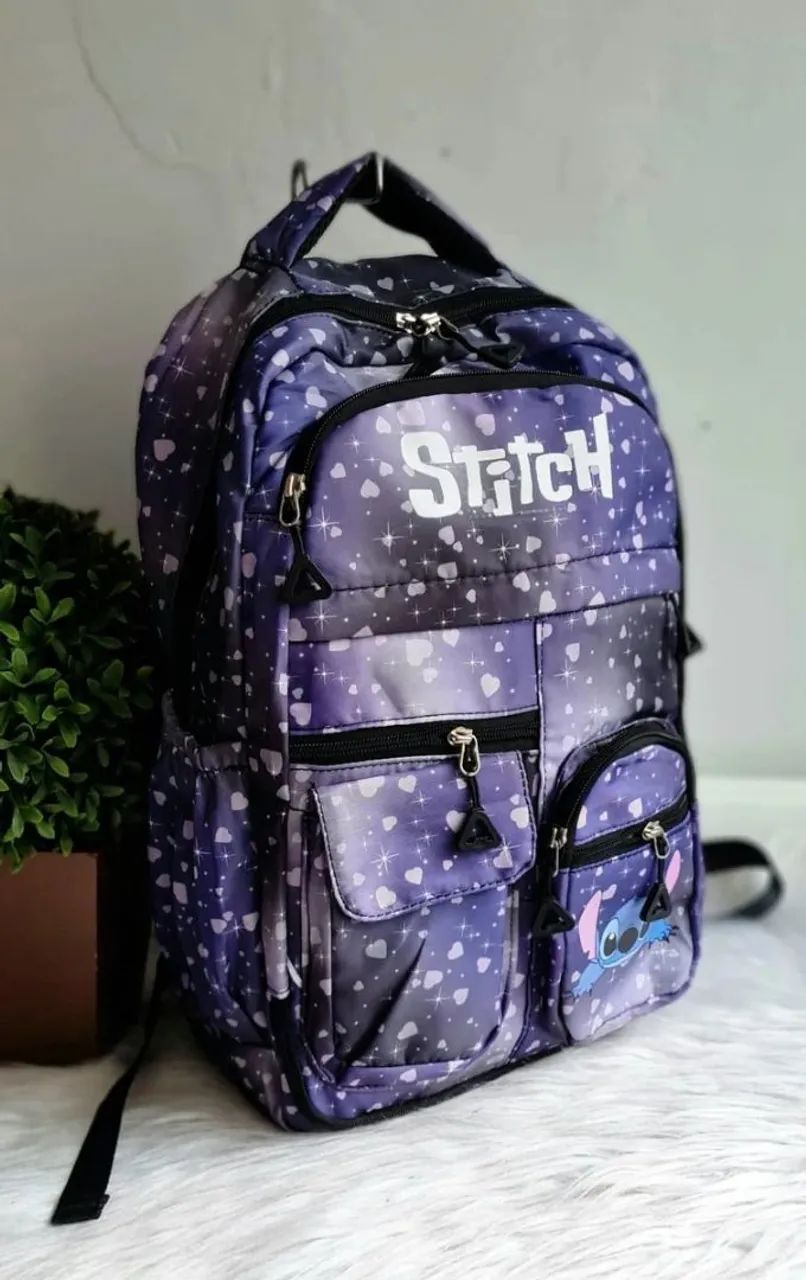 Mochila Stitch -  Nova -  Estampada 