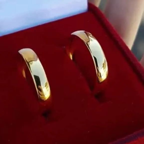 Par de Alianças de Moedas Antigas na Caixinha de Veludo de Brinde 70 reais. - Foto 4