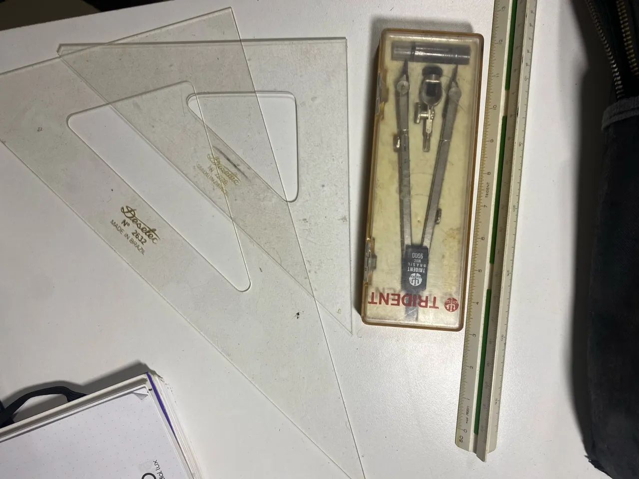 Compasso Trident 9000 + Material Desenho Tecnicl - Foto 3