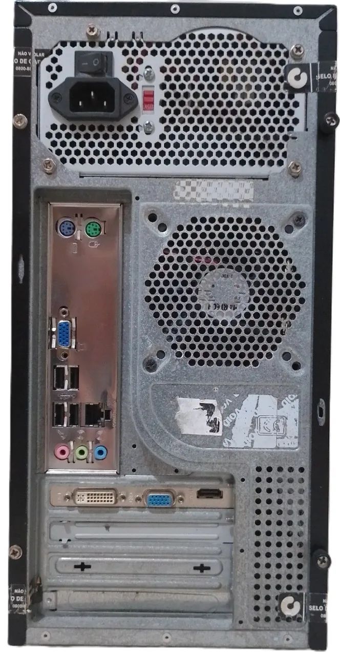 Computador PC Desktop Intel Core2 Quad Q8300 Nvidia 9500GT 8GB DDR3 SSD 240GB HD 500GB - Foto 2