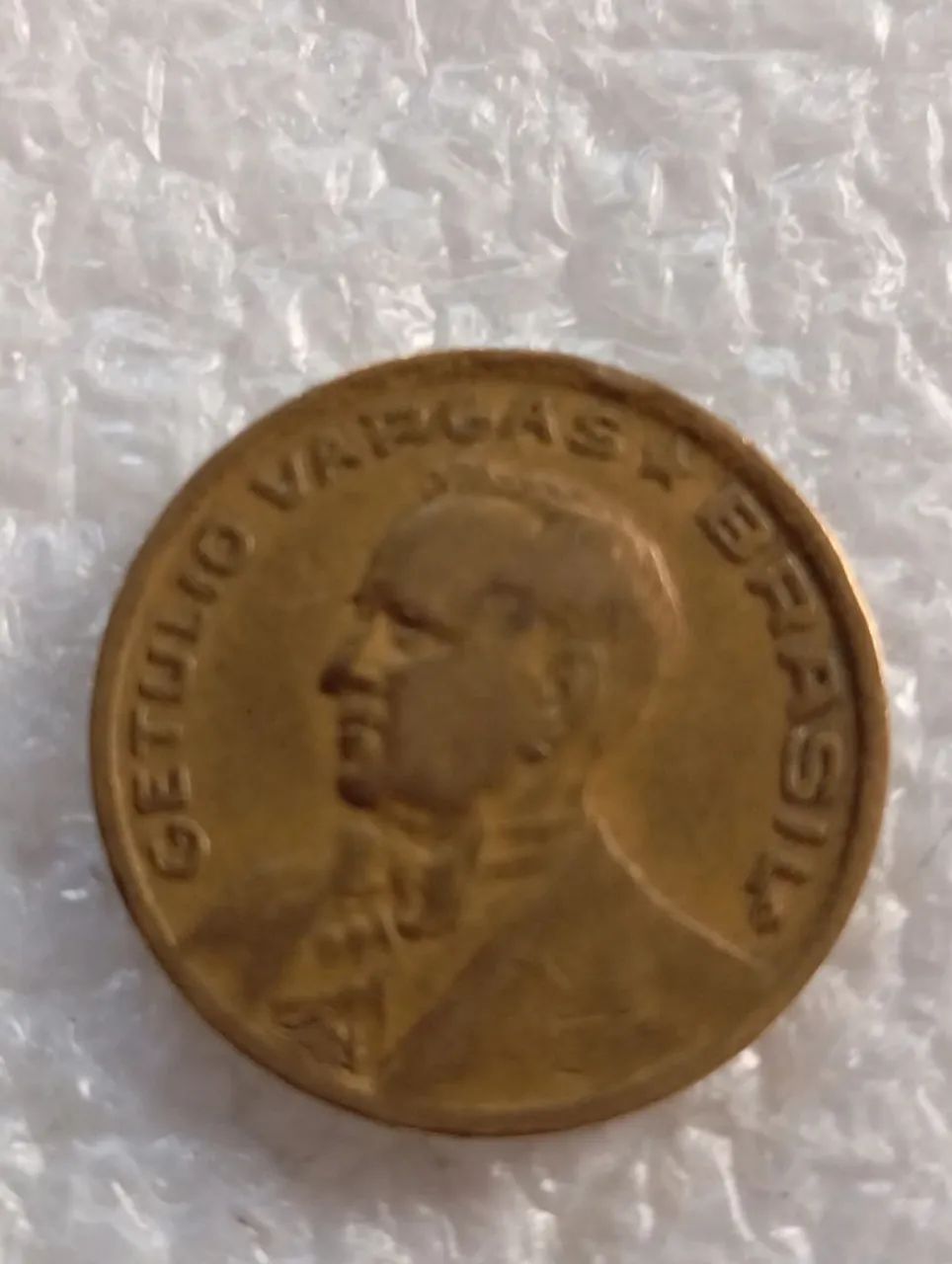 Moeda antiga 50 centavos 1944 com siglas - Foto 4