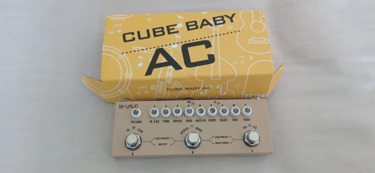 Pedal M-VAVE Cube Baby AC - Guitarra e Violão