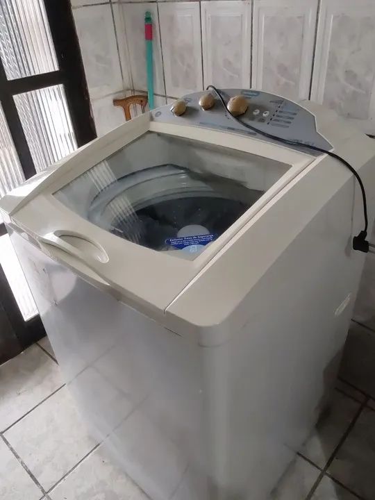 Lavadora De Roupas GE King 15,1 kg Branca Voltagem: 110v  - Foto 2