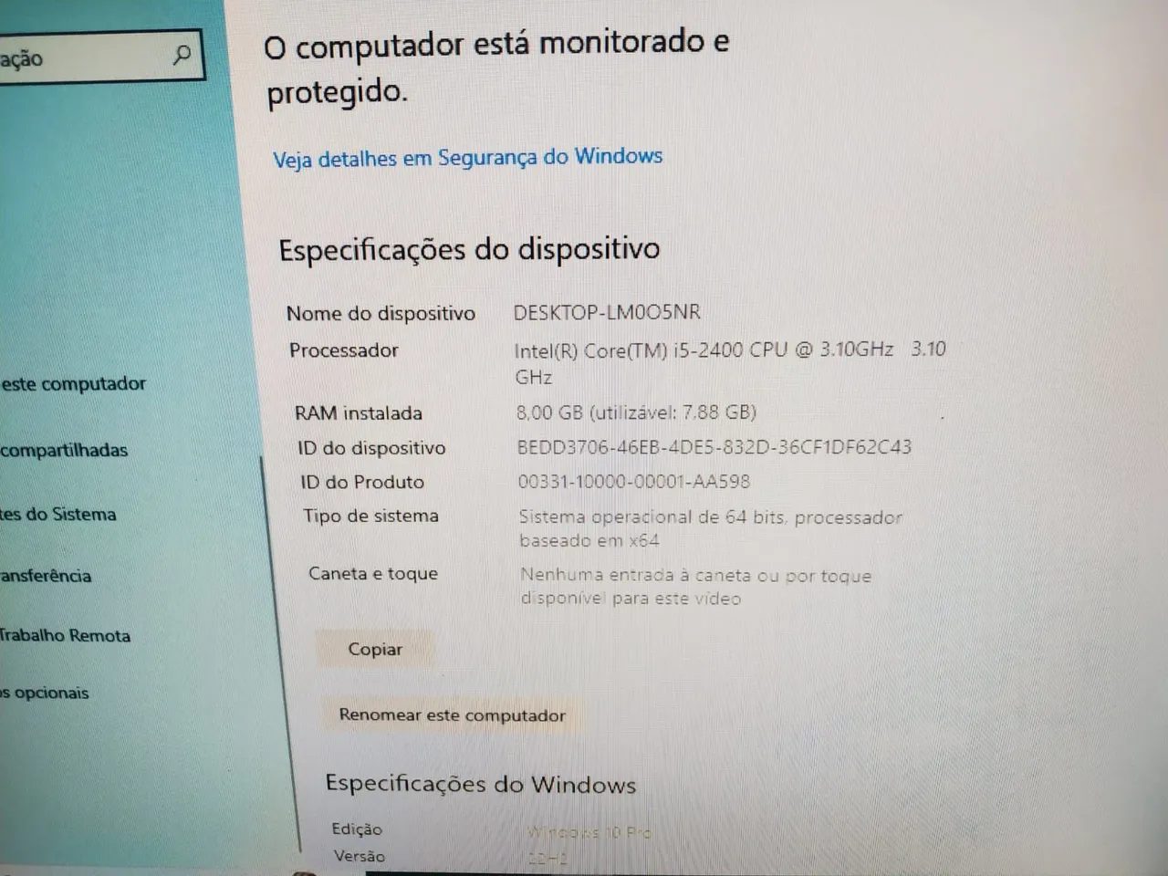 Computador Intel Core i5-2400 8GB RAM