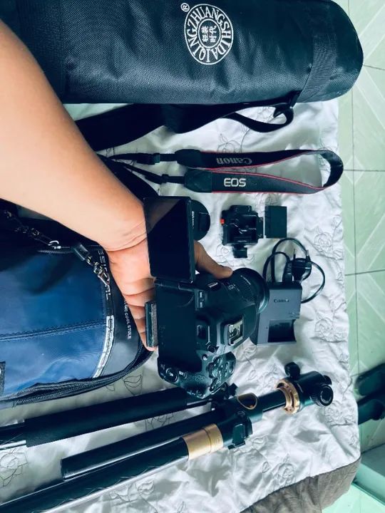 Máquina Fotográfica Profissional Canon/kit completo  - Foto 5