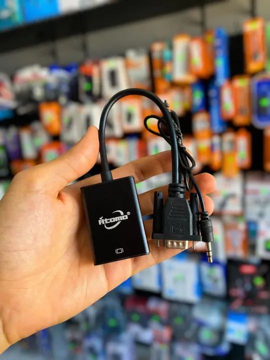 CABO CONVERSOR VGA PARA HDMI COM ÁUDIO E VÍDEO - Foto 3