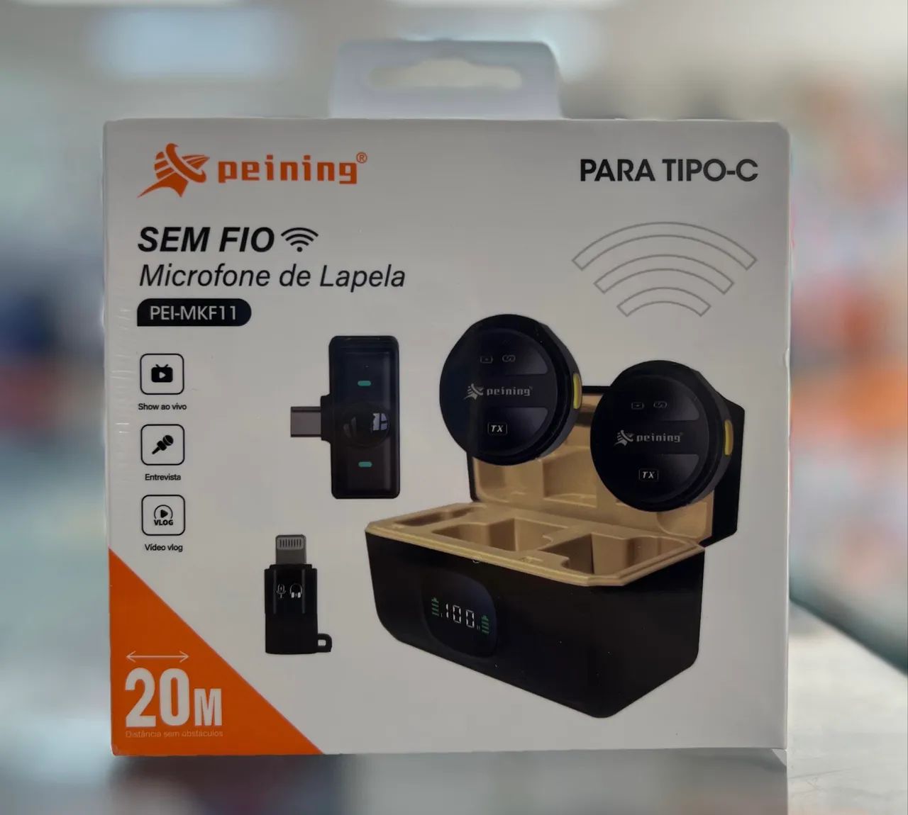 Dual Lapel Microphone with USB-C and iOS64407621419779120