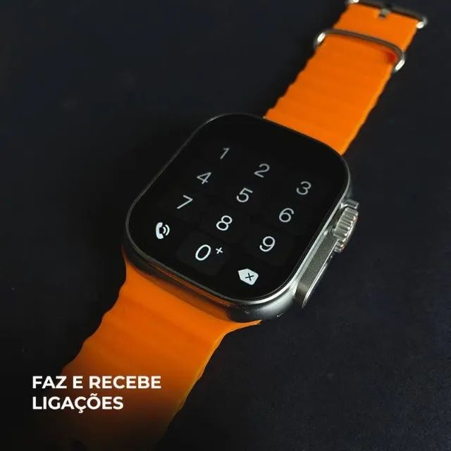 Smartwatch - WS10-5 ULTRA | kit 5 pulseiras | toque duplo |segunda geração - Foto 3
