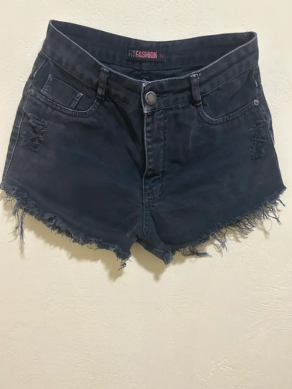 Short jeans preto