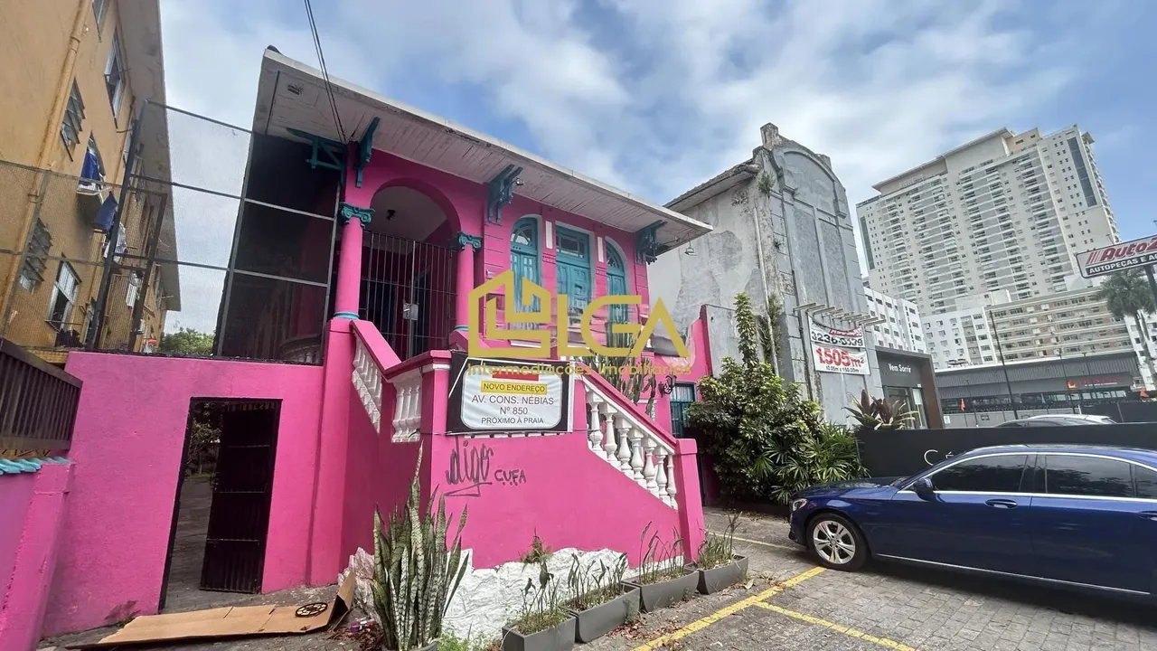 Casa para locação na Av. Conselheiro Nébias - Boqueirão - Santos