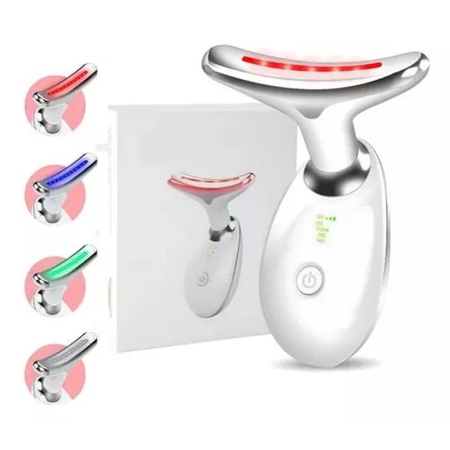 Massageador Facial Led Aparelho Tratamento Com Luz (Cor Sortida)