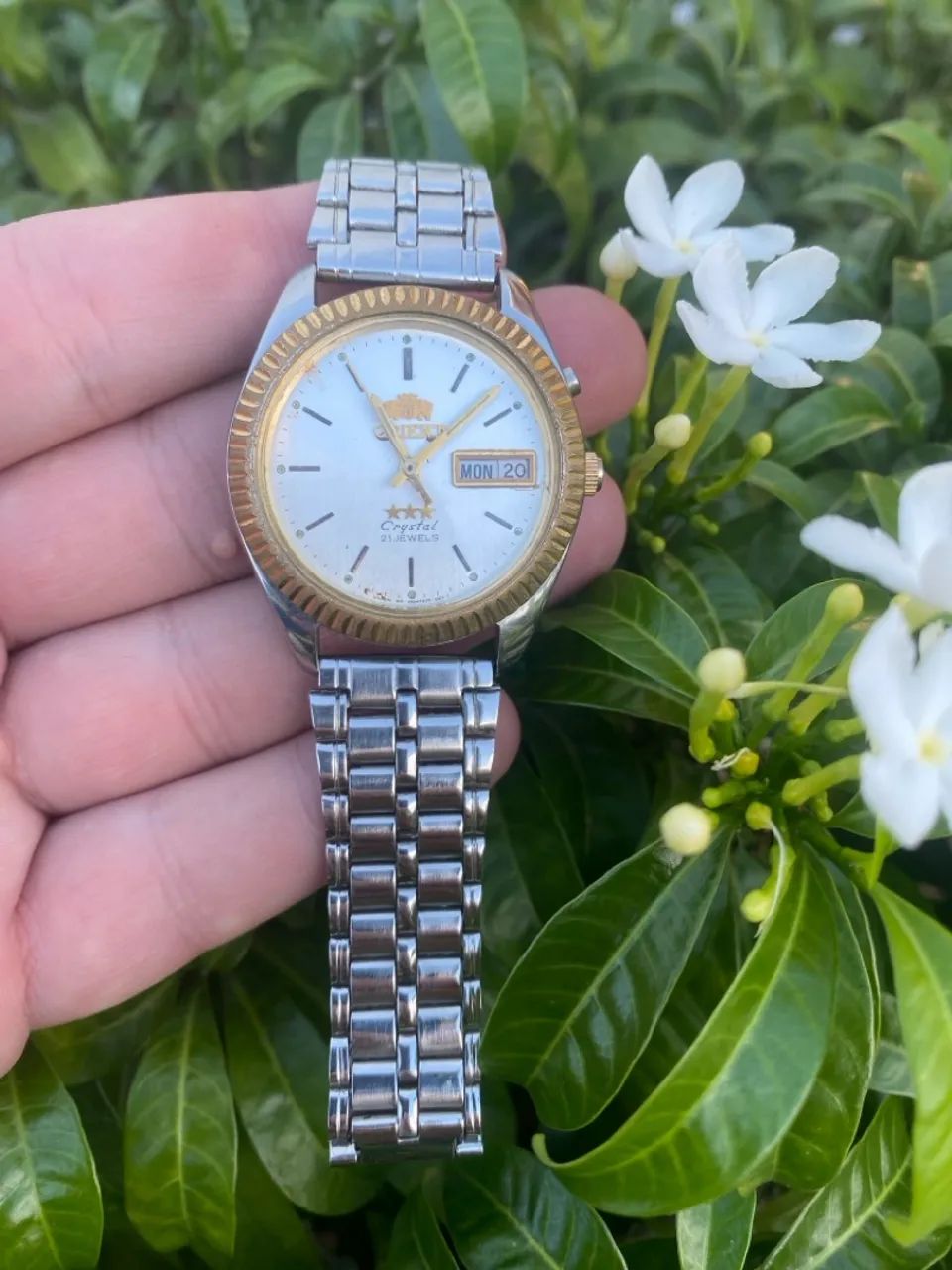 Relógio de pulso Orient Crystal 21 Jewels - Modelo Rolex - Foto 2