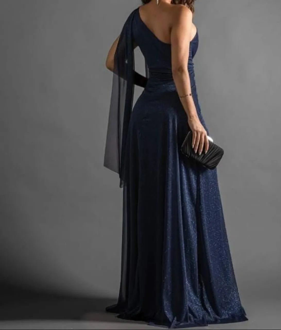 Vestido Azul com brilho