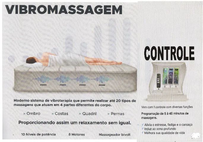 Colchão Kencomfort com Massageador e Top Pillow - solteiro - Foto 5