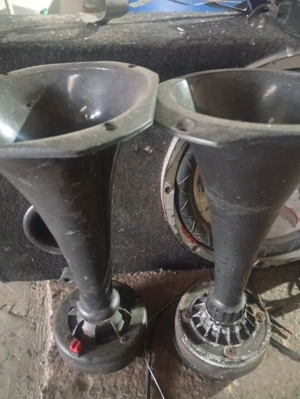 Som automotivo Twitter, modolo, sub de 12, duas cornetas e dois módulos  - Foto 2