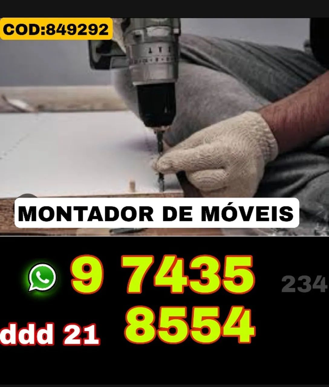 Montador de Móveis  Jacarepaguá, Rio de Janeiro - RJ