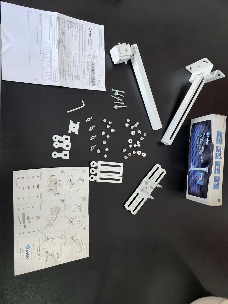 Suporte projetor universal betec para teto ou parede