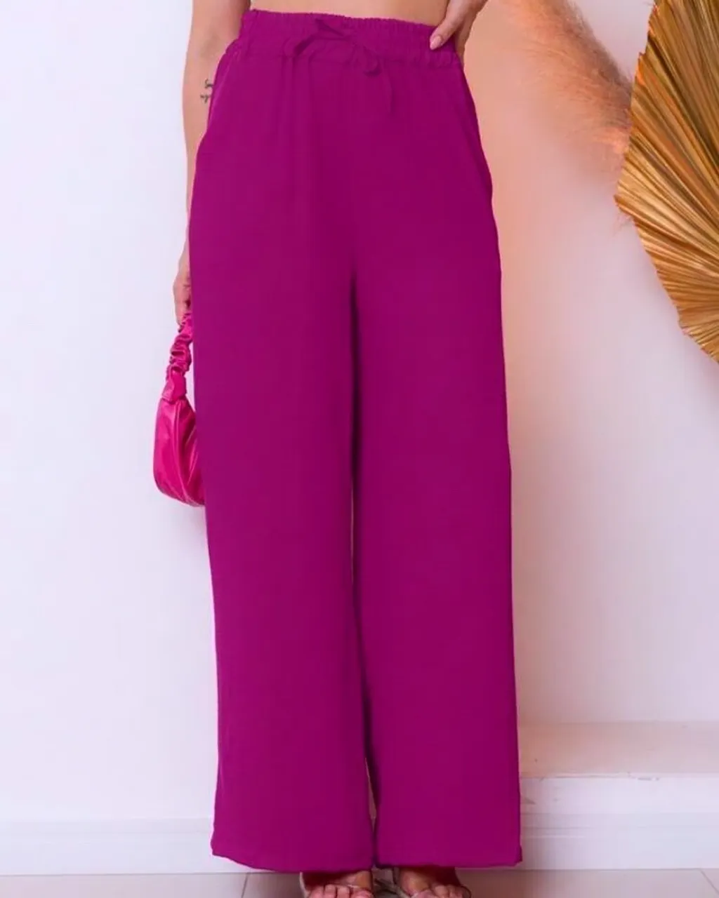 Calça Pantalona Roxa