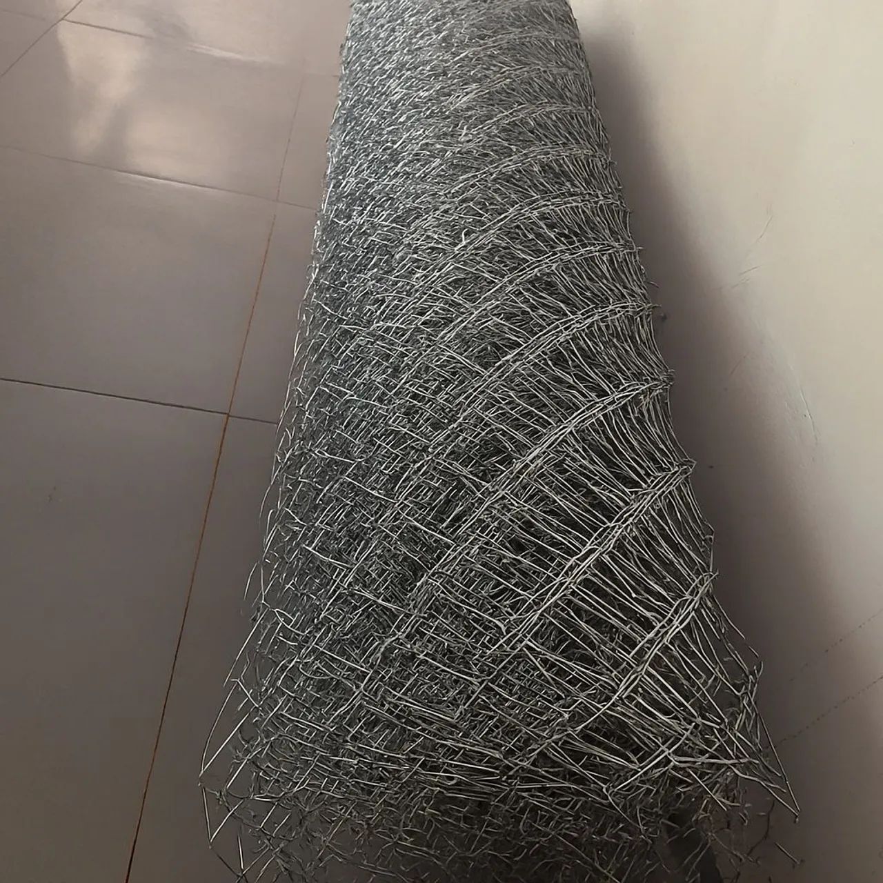 Rolo de tela de aço galvanizado 25m x 1.90 