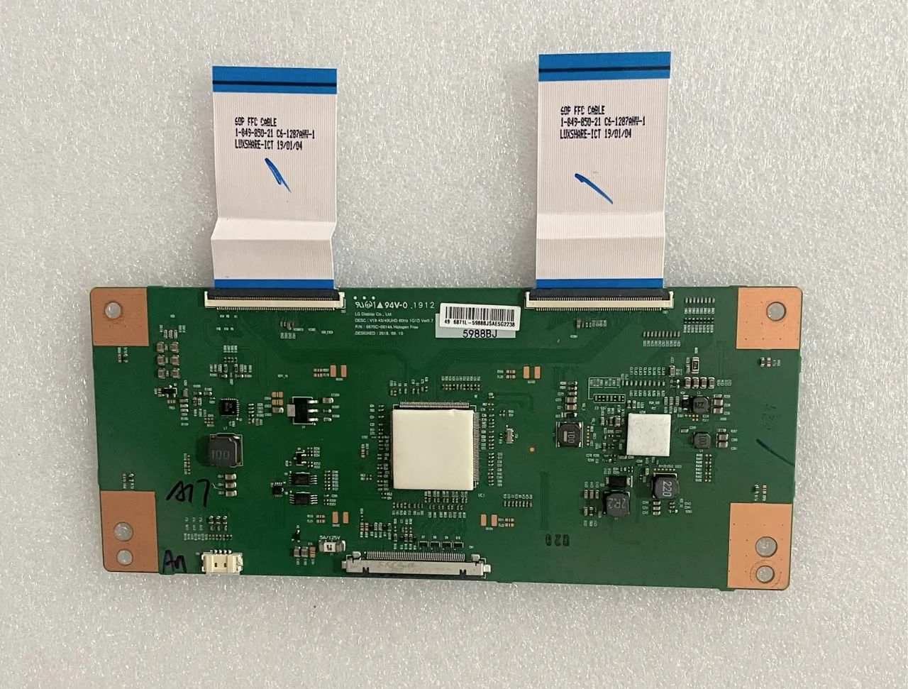Placa T-con Tv Sony Kd-49x705g Novinha Original