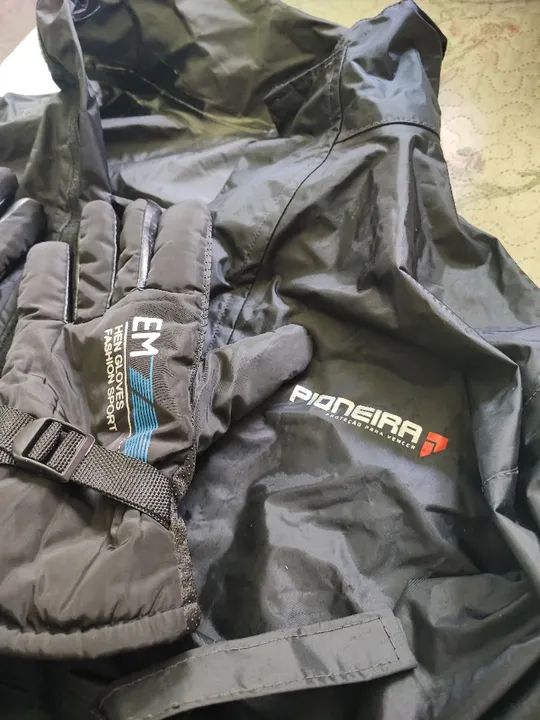 Conjunto de Roupas de Moto Impermeável tamanho G - Foto 2