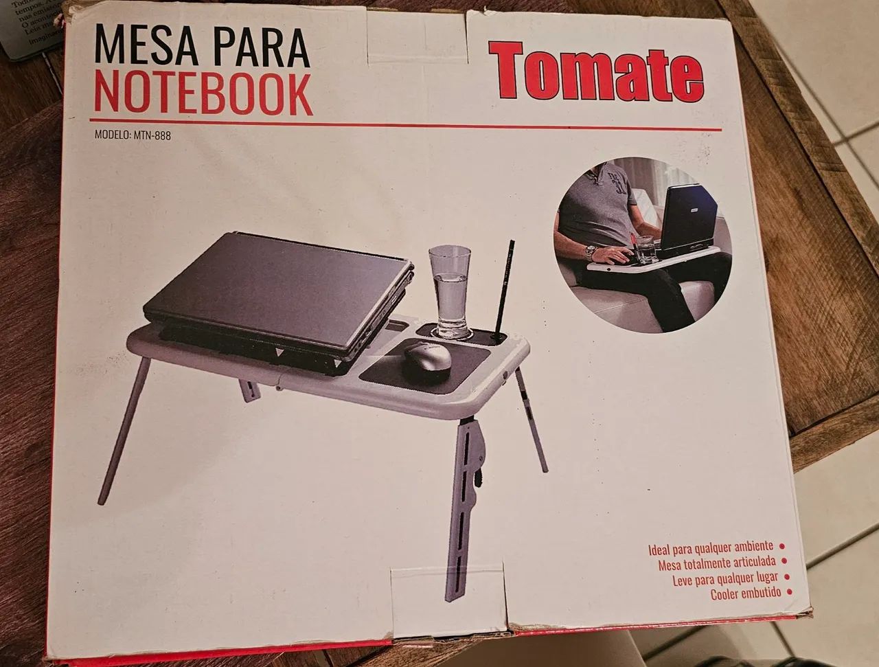 Mesa para Notebook Articulada com Cooler Embutido - Foto 3