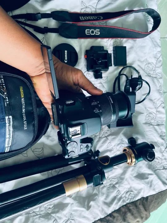 Máquina Fotográfica Profissional Canon/kit completo  - Foto 6