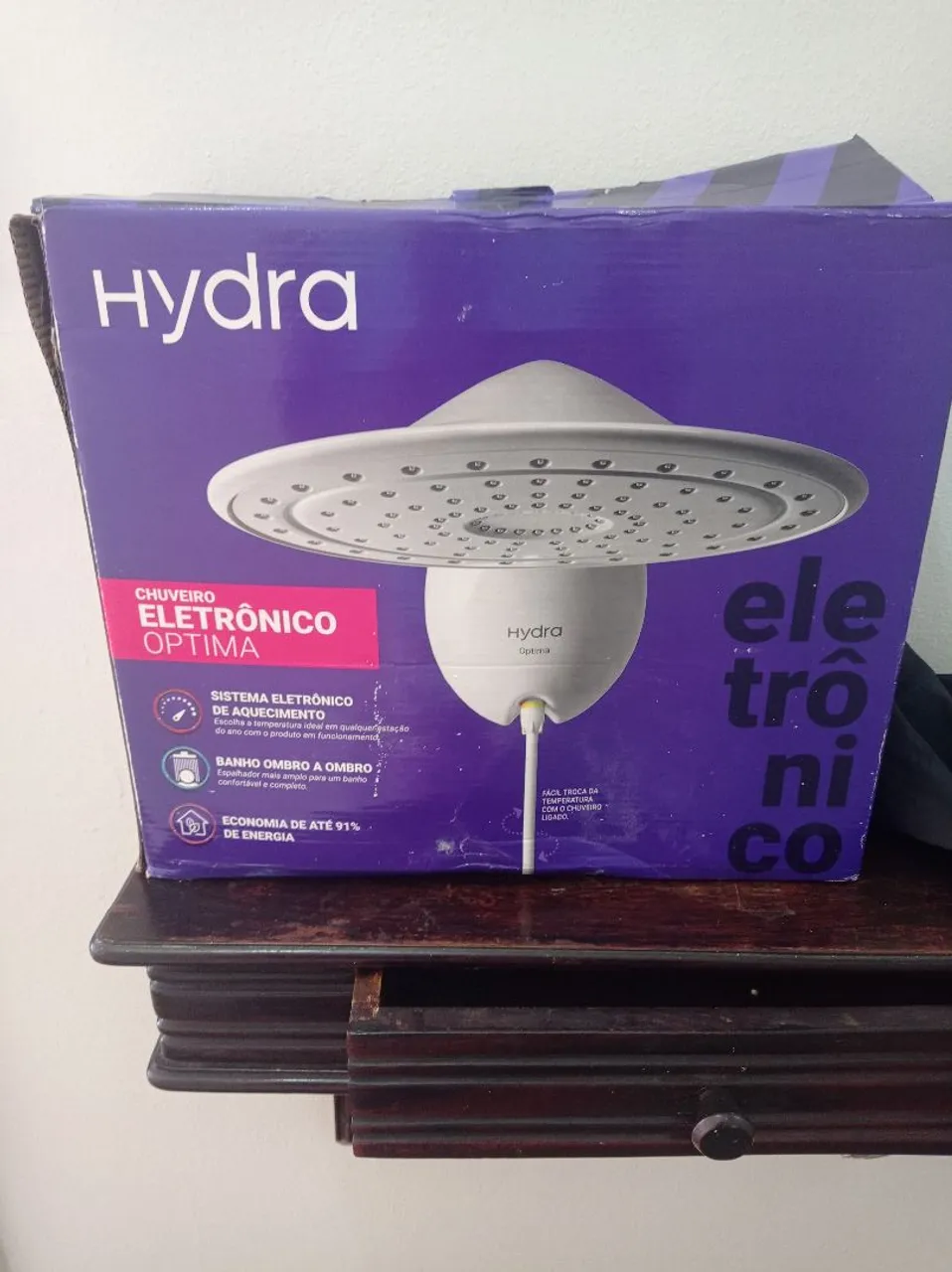 Chuveiro Eletrônico Hydra Optima - Economia de até 91% de Energia
