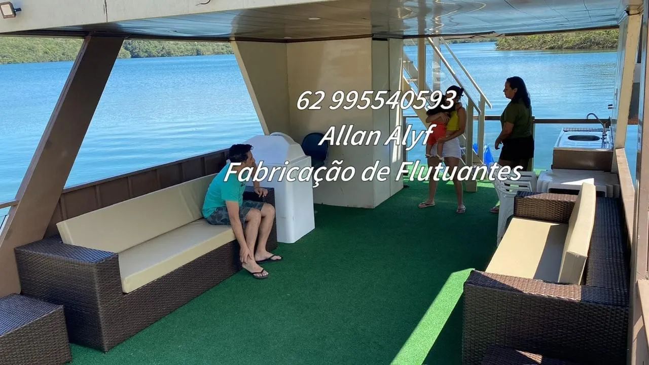 Flutuante catamarã batelão 