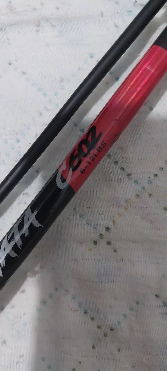 Kit pesca Carretilha marine sport gto ventura vara 1,80 fibra carbono  - Foto 2