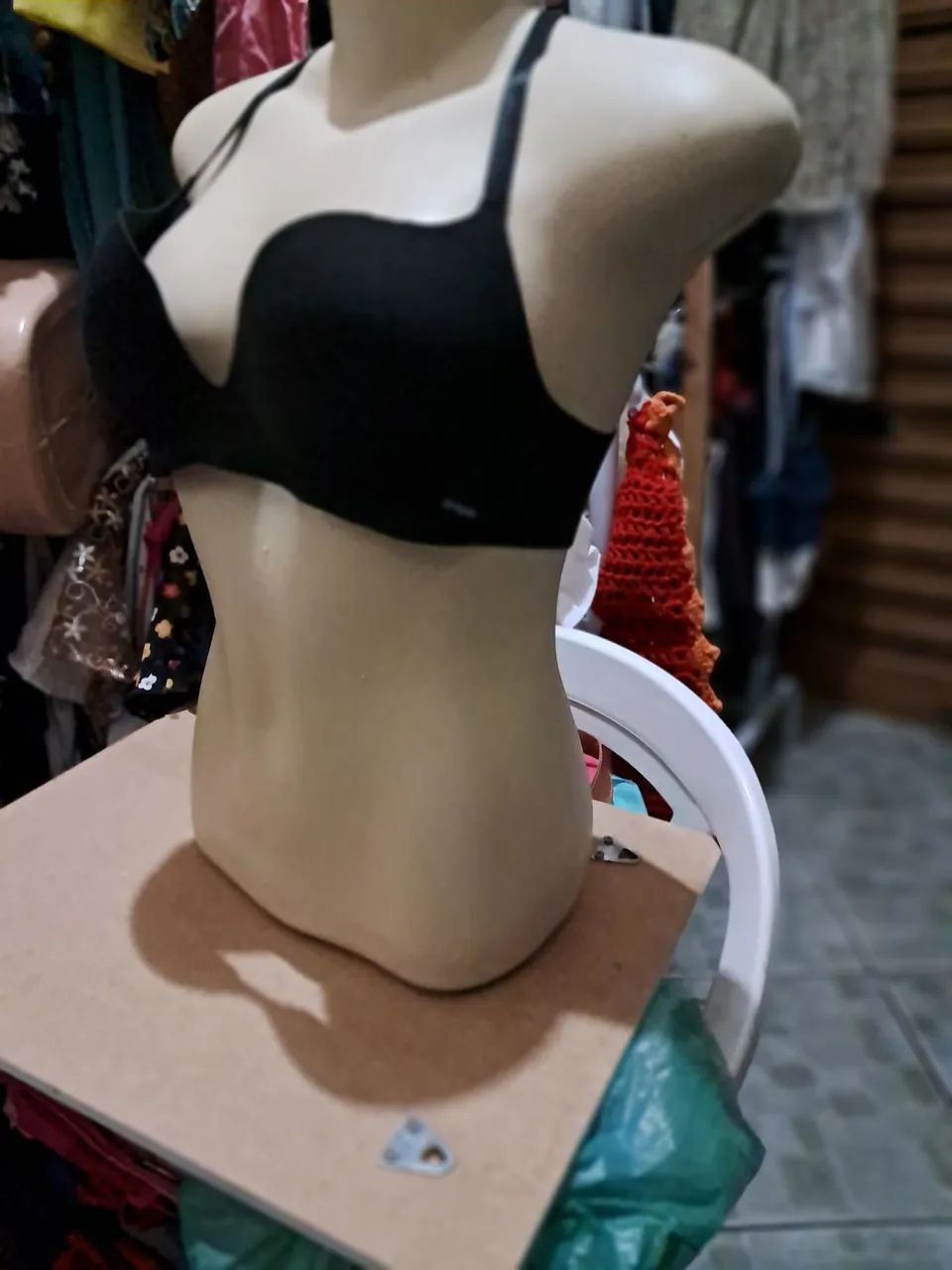 Sutiã preto com bojo - Foto 4