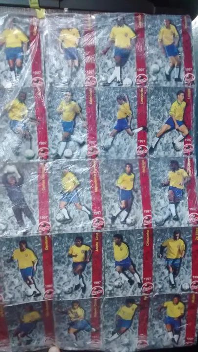Futcards Coca Cola 1997 jogadores de futebol  - Foto 2